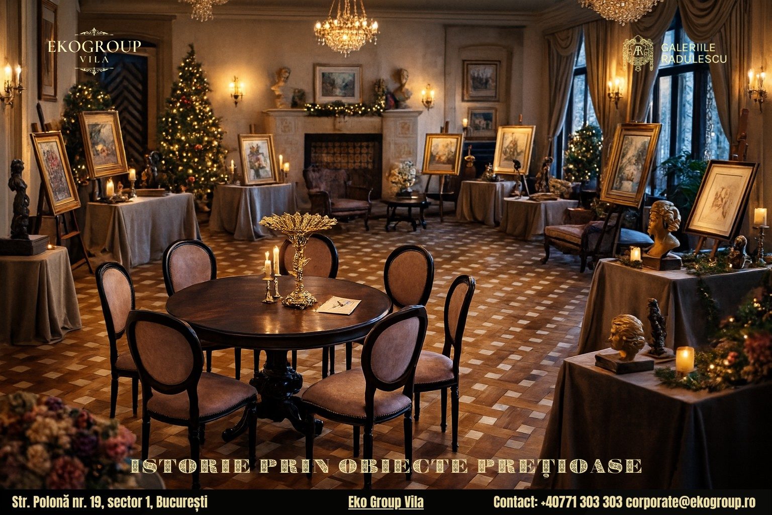 Istoria Crăciunului retrăită în rafinamentul anilor ’30 la Eko Group Vila