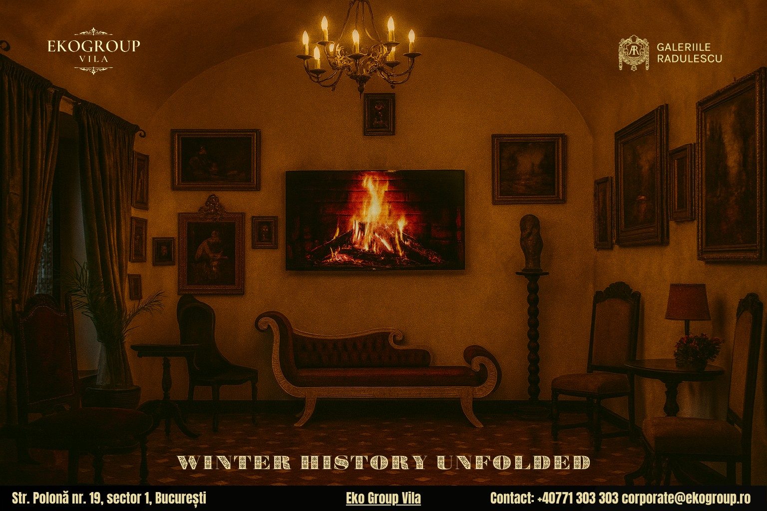 Obiceiuri de iarnă din Bucureștiul regal: o evadare în farmecul Crăciunului anilor ’30 la Eko Group Vila